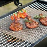 Wovilon Barbecue Grill Barbecue Accessories Bbq Grill Net Rec Wire Mesh Non-Stick Meat Oven Grill Holder Kitchen Gadgets