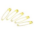 Uxcell Safety Pins 1.73 Inch Nickle Plated Small Sewing Pins Gold Tone 400Pcs