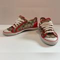 Coach Shoes | Coach Barrett Sneakers Rare Coral Color | Color: Pink/Tan | Size: 7