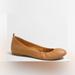 J. Crew Shoes | J Crew Anja Size 8.5 Tan Leather Ballet Flats Originally $128 | Color: Tan | Size: 8.5