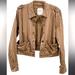 Anthropologie Jackets & Coats | Anthropologie Hei Hei Tan Cargo Utility Jacket Tan S Would Fit M Moto Bomber | Color: Brown/Tan | Size: S