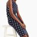 J. Crew Dresses | J. Crew Navy Blue And White Polka Dot Beautiful Summer Dress Size 6 Nwt | Color: Blue/White | Size: 6