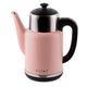 PLINT Rose Color Kettle - 1,7 Litre Capacity - Double Wall Hot Water Kettle for Tea and Coffee - Fast Boil - 1500W Cordless Electric Kettle - BPA Free -Dry Protection - Anti Slip 360° Base Kettle
