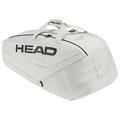 HEAD Unisex - Adult Pro X Racquet Bag Tennis Bag, White/Black, L