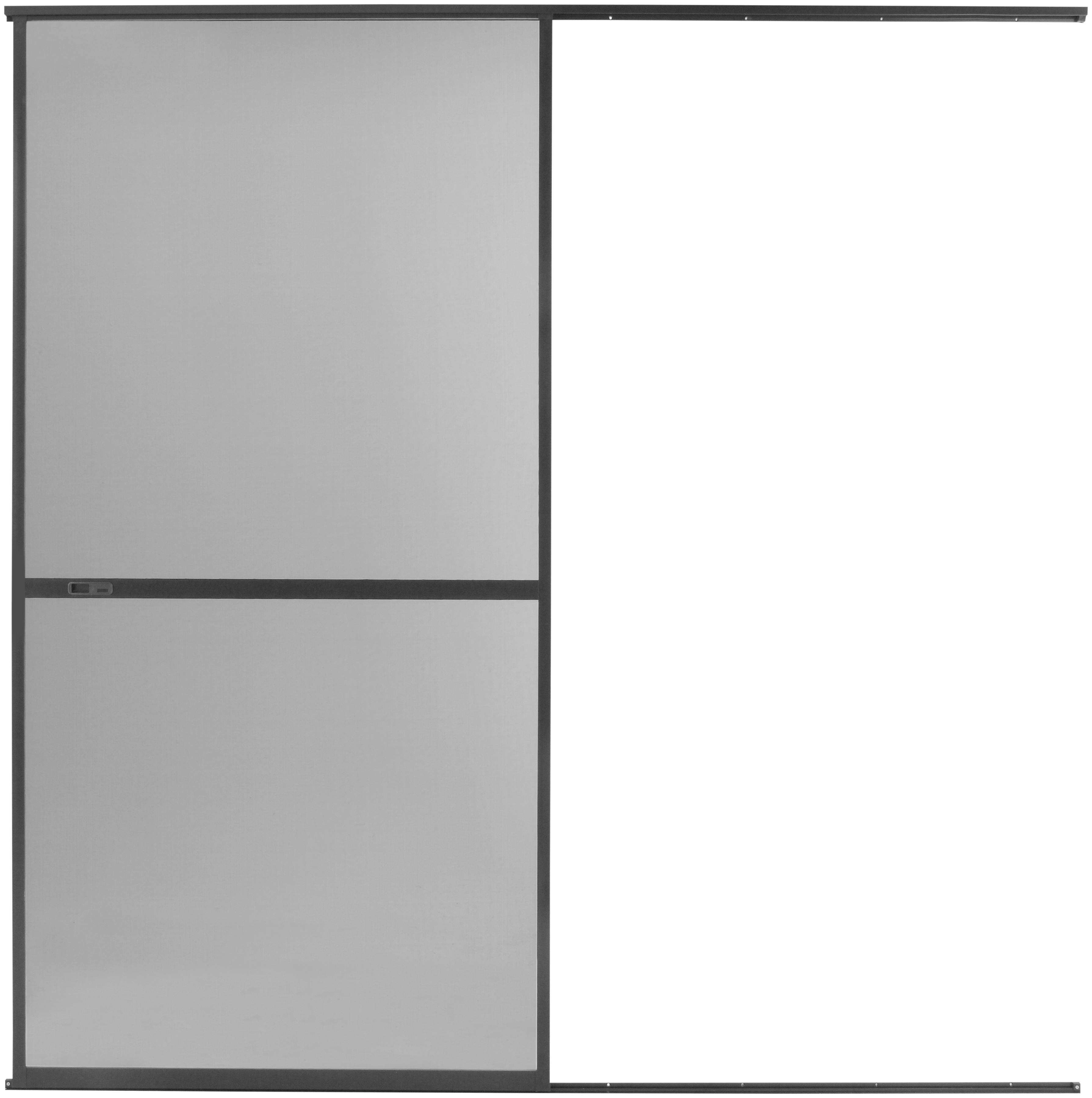 Insektenschutz-Schiebetür HECHT INTERNATIONAL "COMFORT", grau (rahmen: anthrazit gewebe: anthrazit), B:120cm H:240cm, Insektenschutzgitter