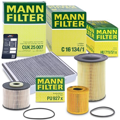 Mann-filter Inspektionspaket Filtersatz SET B [Hersteller-Nr. 10492945] für Ford