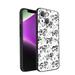 Compatible with iPhone 14 Plus Phone Case Cow-Print-Abstract-Art-Black-White-Pink-Cute40 Case Men Women Flexible Silicone Shockproof Case for iPhone 14 Plus