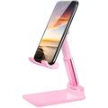 Cell Phone Stand Adjustable Angle Height Phone Stand for Desk Foldable Desktop Phone Holder Phone Stand Compatible for Cell Phone/Tablet