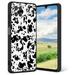 Compatible with Samsung Galaxy A42 Phone Case Cow-Print-Abstract-Art-Black-White-Pink-Cute13 Case Men Women Flexible Silicone Shockproof Case for Samsung Galaxy A42