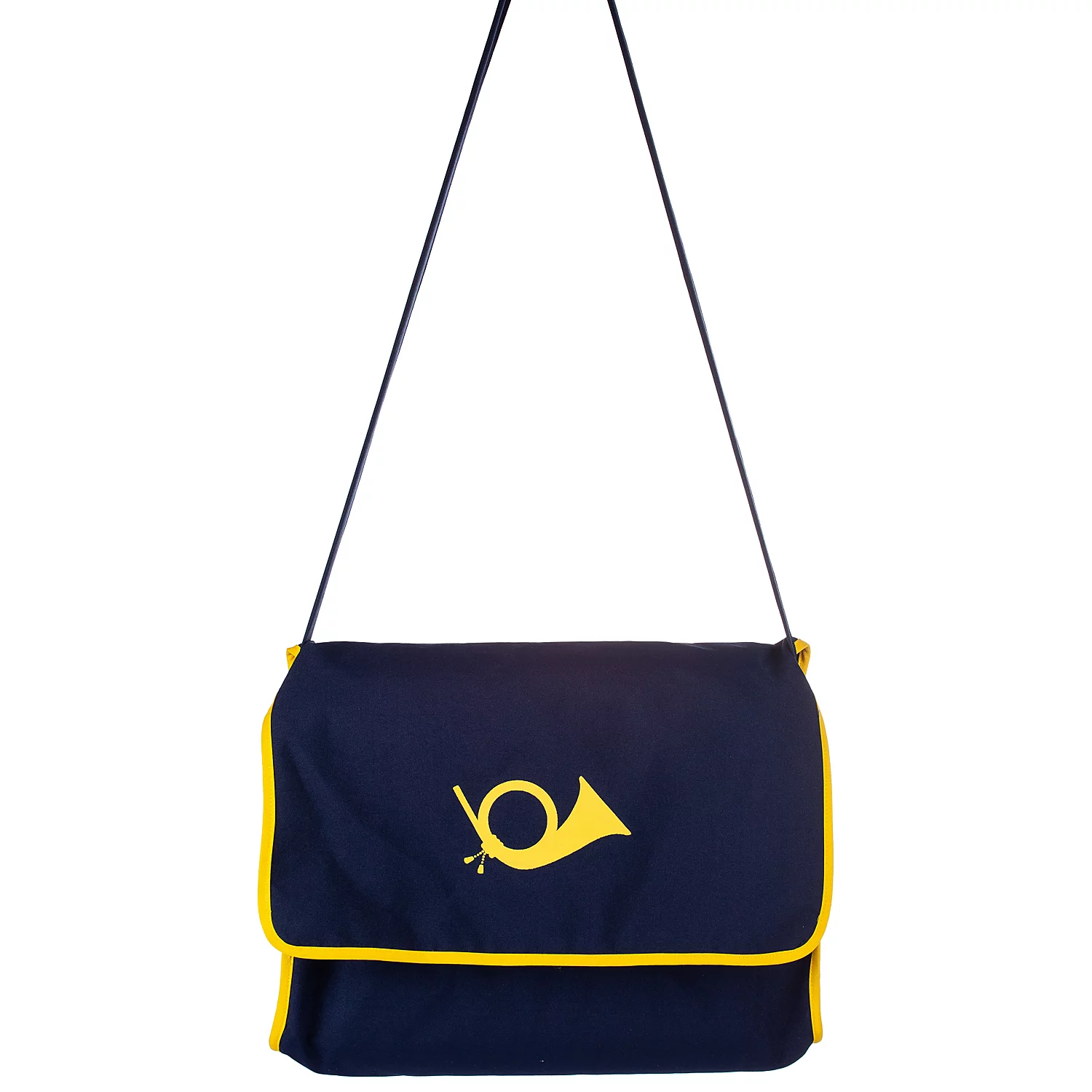 buttinette Tasche Briefträger, blau/gelb