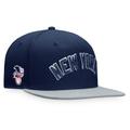 Men's Fanatics Branded Navy/Gray New York Yankees Fundamental Two-Tone Fitted Hat