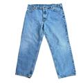 Carhartt Jeans | Distressed Carhartt Jeans 42x30 Denim Relaxed Fit Mens Pants Leather Tag B160 | Color: Blue | Size: 42