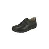 Klettschuh NATURAL FEET "Kletter Stockholm", Damen, Gr. 42, schwarz, Rindsleder, Synthetik, casual, Schuhe Klettschuh, mit bequemer J-Weite