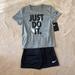 Nike Matching Sets | Nike Boys Outfit Size 7 | Color: Black/Gray | Size: 7b