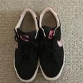 Nike Shoes | Nike Canvas High Tops | Color: Black/Pink | Size: 10