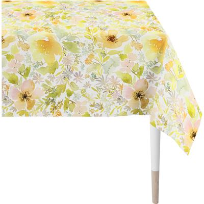 Tischdecke APELT "6511 SUMMERTIME, Sommerdeko, Sommer", gelb, B:140cm L:200cm, Polyester, Baumwolle, Tischdecken, Digita