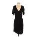 H&M Casual Dress - Wrap: Black Dresses - Women's Size Small