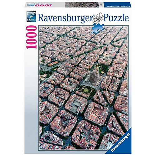 Puzzle 1000 Teile, 70x50 cm, Barcelona von Oben