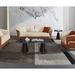 European Furniture 90" Genuine Leather Rolled Arm Sofa Genuine Leather | 32.5 H x 90 W x 39.5 D in | Wayfair EF-89953-S