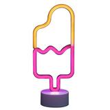 Neon Knight Colorful Popsicle 11.7" LED Tropical Neon Sign in Pink | 11.7 H x 8.1 W x 1.8 D in | Wayfair NKPOP