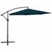 East Urban Home Cantilever Umbrella Tilting Parasol Outdoor Umbrella Patio Sunshade Metal in Blue/Navy | 118.1" W x 97.6" H | Wayfair