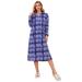 Alwyn Home Arnisha Girl Mid-Calf Bathrobe w/ Pockets Polyester | 34 H x 44 W in | Wayfair 1364889D46D9410780A3ED45D441352D