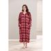 Alwyn Home Arnisha Girl Mid-Calf Bathrobe w/ Pockets Polyester | 34 H x 44 W in | Wayfair 259836D130DF4A838CF3E8F50FF2C2CB