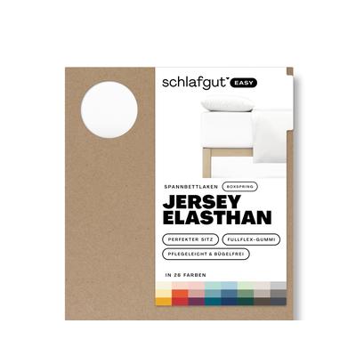 schlafgut »Easy« Jersey-Elasthan Spannbettlaken für Boxspring L / 230 Red Light Image