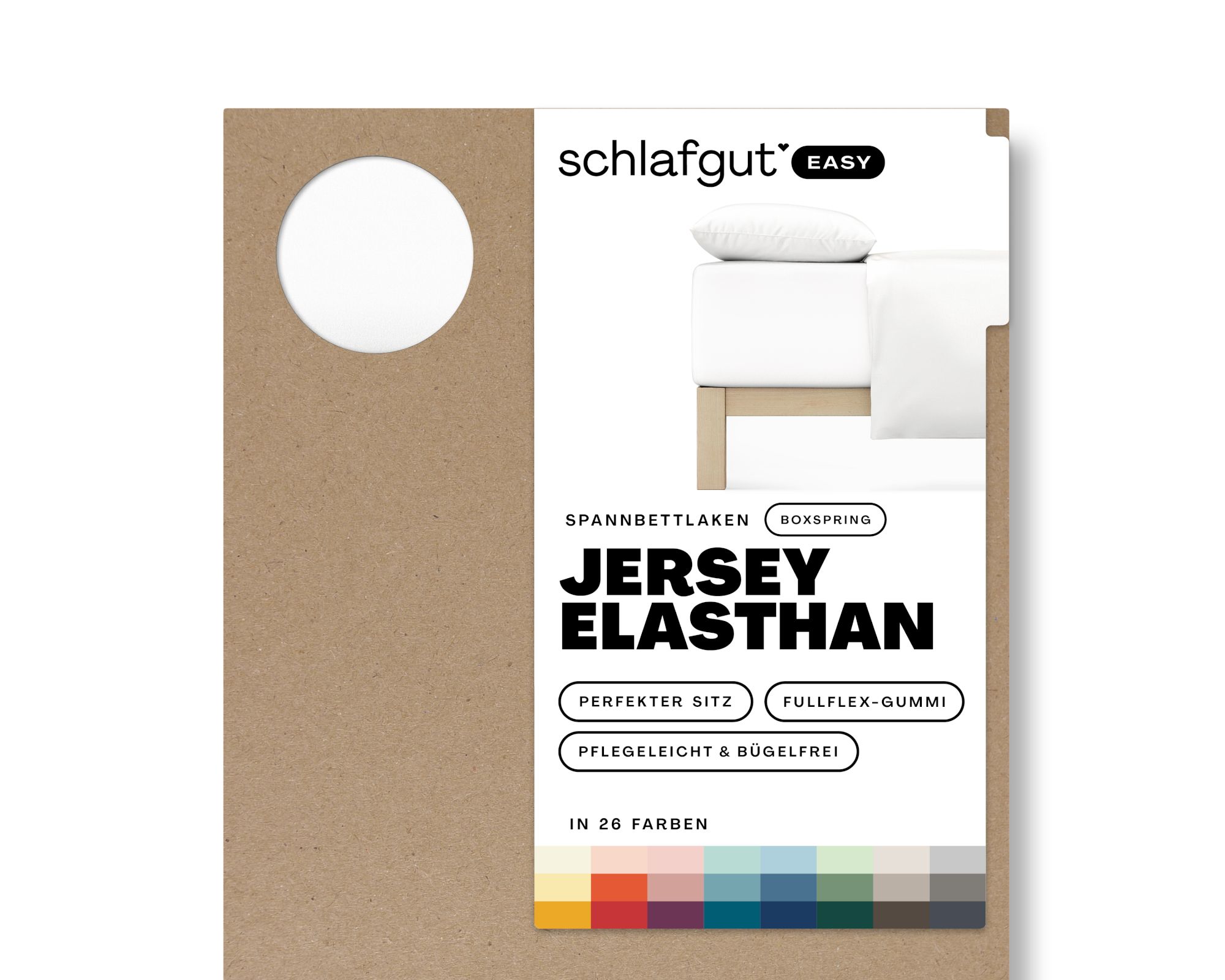 schlafgut »Easy« Jersey-Elasthan Spannbettlaken für Boxspring XL / 530 Petrol Deep Image
