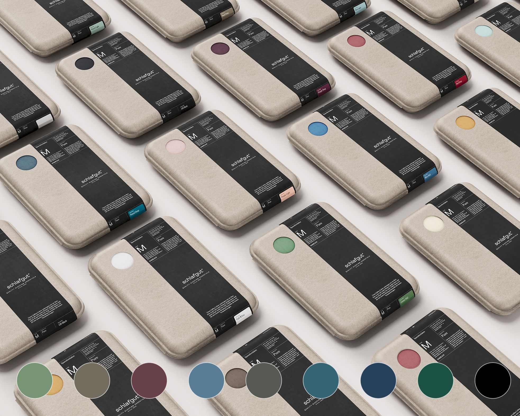 schlafgut »Pure« Bio-Spannbettlaken L / 511 Grey Light Image