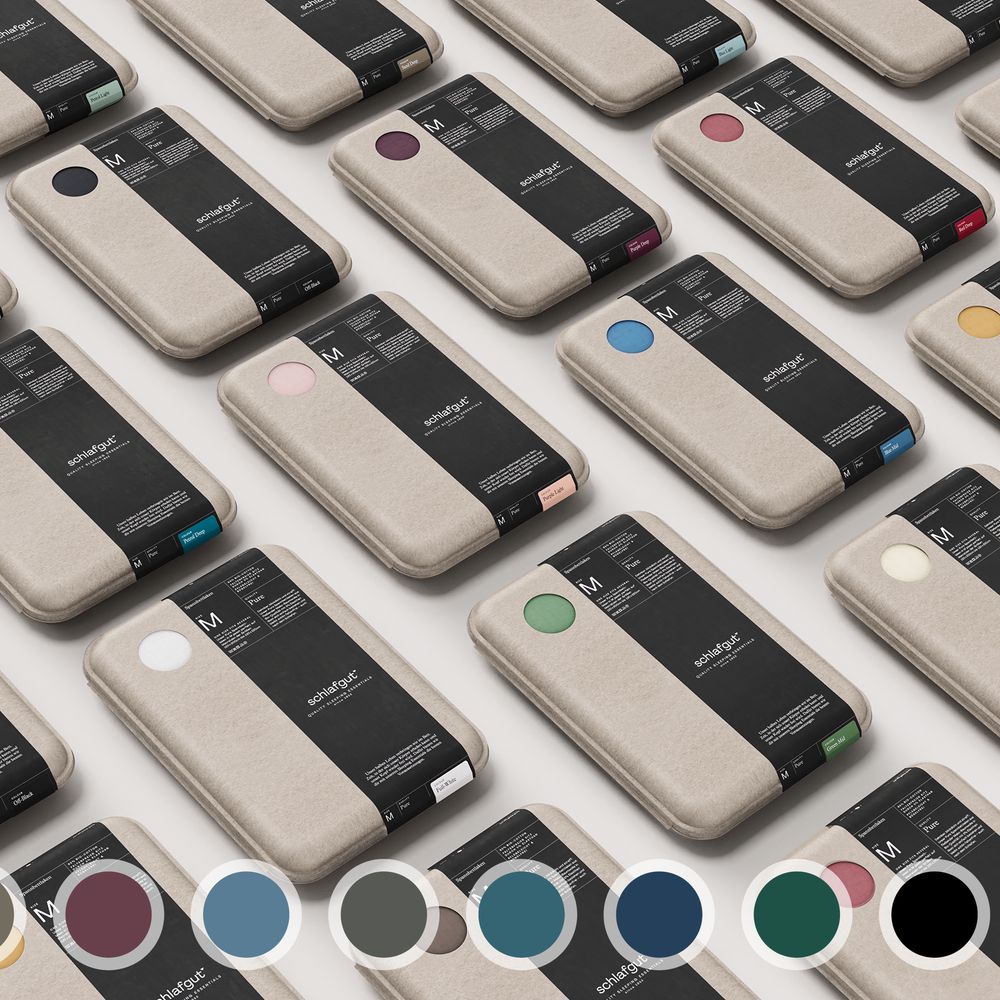 schlafgut »Pure« Bio-Spannbettlaken für Topper XL / 196 Yellow Deep Image