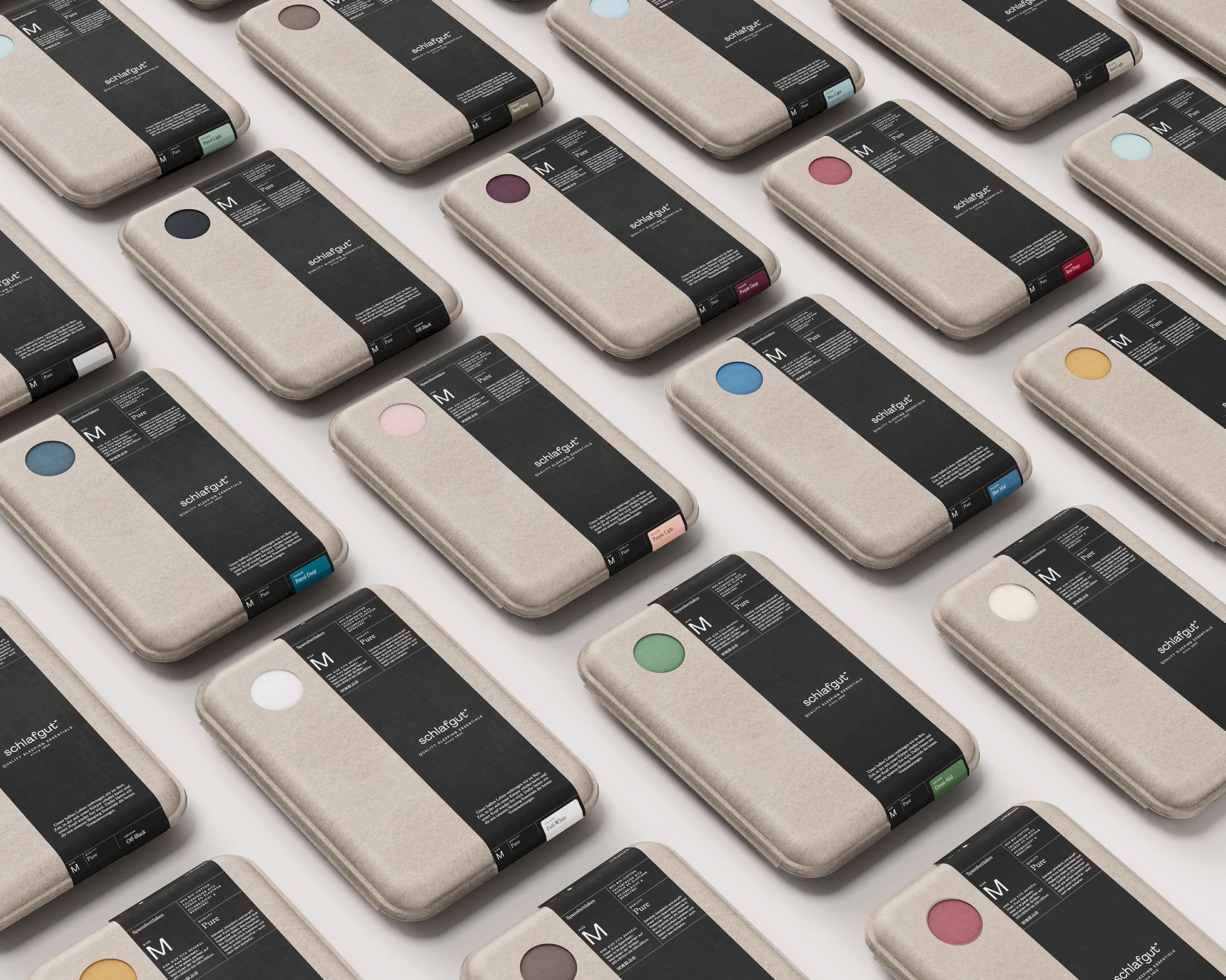 schlafgut »Pure« Bio-Spannbettlaken für Boxspring L / 790 Sand Deep Image