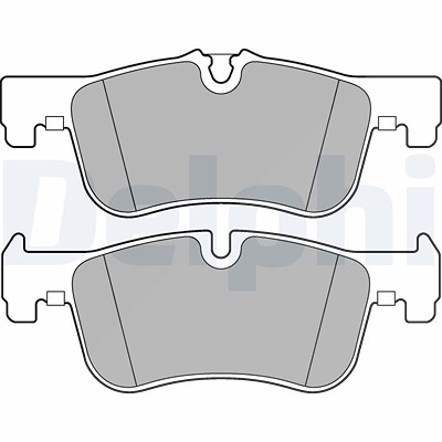 Delphi Bremsbelagsatz, Scheibenbremse [Hersteller-Nr. LP2284] für BMW Image