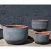 17 Stories 3 - Piece Clay Pot Planter Set Ceramic in Gray | 15.5 H x 11 W x 11 D in | Wayfair 0B7D96D2B689478B8DDD957D5B79D1CB