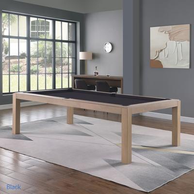 Olivia Driftwood Ash 7ft Billiard Slate Pool Table with Dining TOP