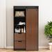 71-inch High wardrobe and cabinet , Clothes Locker，classic sliding barn door armoire