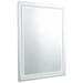 Zenith 36" x 48" Rectangular LED Lighted Vanity Wall Mirror