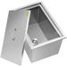 VEVOR 18-23in Drop in Ice Chest Stainless Steel Ice Cooler Cover Drop in Ice Bin