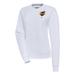 Women's Antigua White New Orleans Black Pelicans Victory Crewneck Pullover Sweatshirt