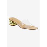 Women's Rafaela Sandals by J. Renee in Clear Natural Gold (Size 6 1/2 M)