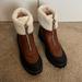 J. Crew Shoes | Jcrew Leather/Sherpa Boots - Size 10 | Color: Brown | Size: 10