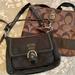 Coach Bags | Lot! Two Fabric Logo Coach Bags. No Marks, Scratches, Or Stains! | Color: Black/Brown | Size: Os