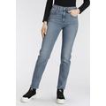 Straight-Jeans LEVI'S "724 High Rise Straight" Gr. 30, Länge 30, blau (blue, used denim) Damen Jeans Gerade