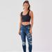 American Eagle Outfitters Jeans | American Eagle Outfitters Women’s High Rise Leggings Next Level Stretch Sz 4 Sht | Color: Blue | Size: 4