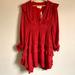 Anthropologie Dresses | Anthropologie Red Mini Dress Nwt | Color: Red | Size: Xs