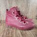 Converse Shoes | Converse Chuck Taylor All Star Hi Women's Size 6 Burgundy Leather Sneakers Shoes | Color: Red | Size: 6