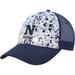 Men's Colosseum Gray/Navy Navy Midshipmen Love Fern Trucker Snapback Hat