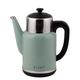 PLINT Leaf Color Kettle - 1,7 Litre Capacity - Double Wall Hot Water Kettle for Tea and Coffee - Fast Boil - 1500W Cordless Electric Kettle - BPA Free -Dry Protection - Anti Slip 360° Base Kettle