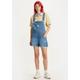 Kurzoverall LEVI'S "VINTAGE SHORTALL" Gr. M (36/38), N-Gr, blau (mid blue denim) Damen Overalls Kurzoveralls