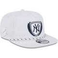 Men's New Era White York Yankees Golfer Tee 9FIFTY Snapback Hat